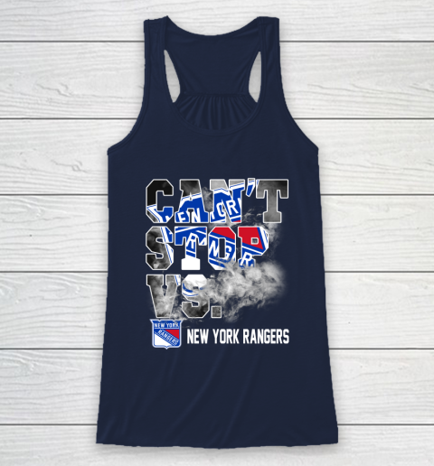 NHL New York Rangers Hockey Can't Stop Vs Racerback Tank 8