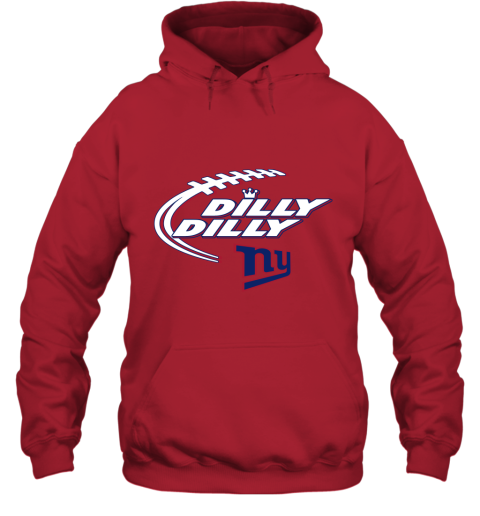 NFL New York Giants Dilly Dilly Football Sports 33UAmEYTWuW hoodie 23 95 151514 front red