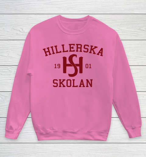 Hillerska Grey  Young Royals Hillerska School Youth Sweatshirt 3