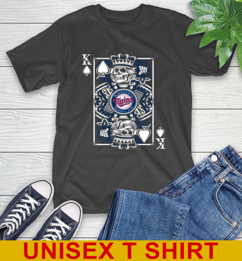 Minnesota Twins MLB Baseball The King Of Spades Death Cards Shirt T-Shirt