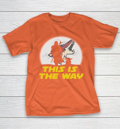 Arizona Coyotes NHL Ice Hockey Star Wars Yoda And Mandalorian This Is The Way T-Shirt 4