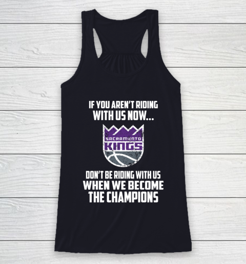 NBA Sacramento Kings Basketball We Become The Champions Racerback Tank 7