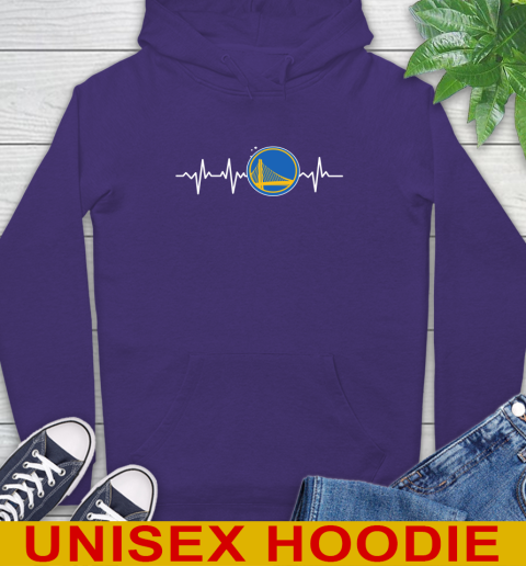 Golden State Warriors NBA Basketball Heart Beat Shirt Hoodie 5