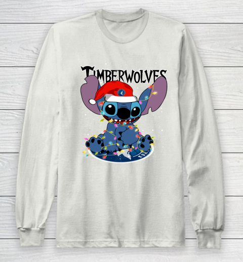 Minnesota Timberwolves NBA noel stitch Basketball Christmas Long Sleeve T-Shirt 9