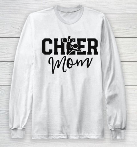 Mother's Day Funny Gift Ideas Apparel  Pink Cheerleader Mom Shirt Cheer Mom Gifts Mama Mother T Shi Long Sleeve T-Shirt