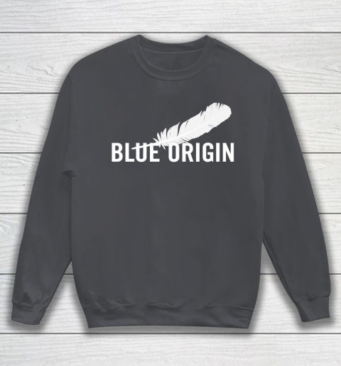 Blue Origin  All White Sweatshirt 4