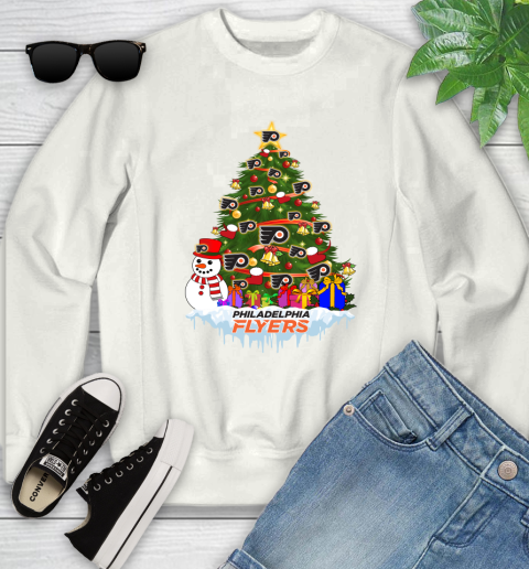 Philadelphia Flyers Merry Christmas NHL Hockey Sports Youth Sweatshirt