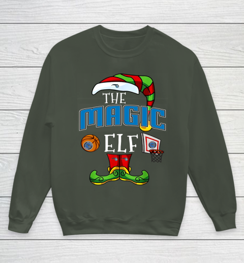 Orlando Magic Christmas ELF Funny NBA Youth Sweatshirt 8