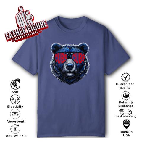 Vintage Cubs Apparel Bear T-Shirt - Father Figure Clothing Vintage Cubs Apparel Bear T-Shirt - Father Figure Clothing