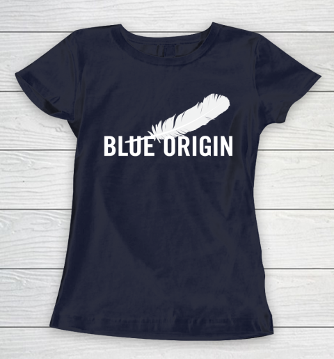 Blue Origin  All White Women's T-Shirt 2