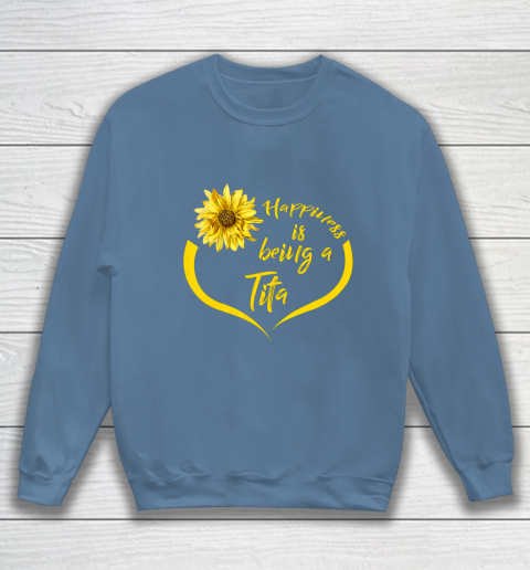 Womens Tita Gift Happiness Is Being A Tita Sweatshirt 6