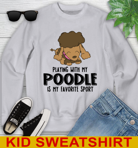 Playing with my poodle is my favorite sport 98