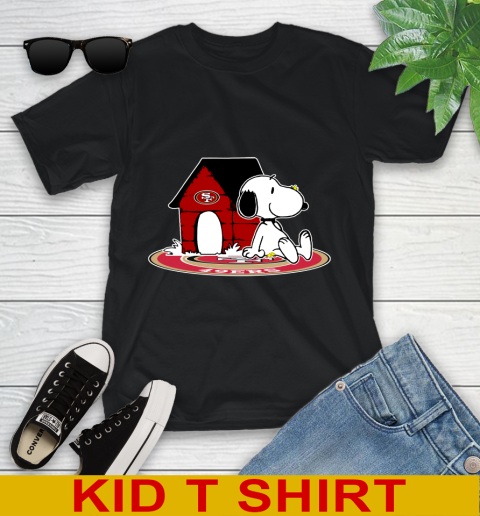 NFL Football San Francisco 49ers Snoopy The Peanuts Movie Shirt Youth T-Shirt 2