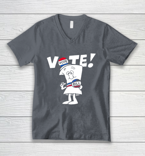 Vote With Bill V-Neck T-Shirt 4