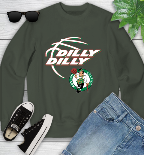 NBA Boston Celtics Dilly Dilly Basketball Sports Youth Sweatshirt 10
