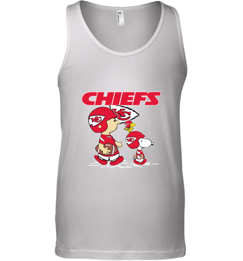 Kansas City Chiefs Let's Play Football Together Snoopy NFL Tank Top