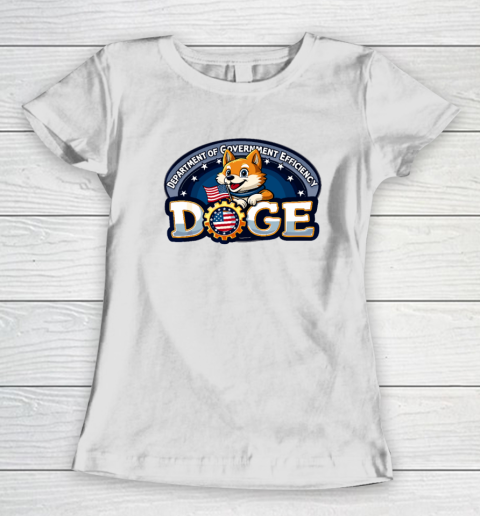 Funny DOGE Crypto Meme Department of Government Efficiency Women's T-Shirt