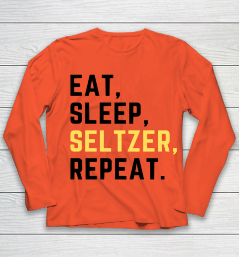 Bud Light Seltzer  Eat Sleep Seltzer Repeat Youth Long Sleeve 2