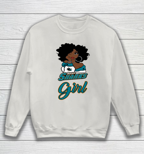 San Jose Sharks Girl NHL Sweatshirt 10