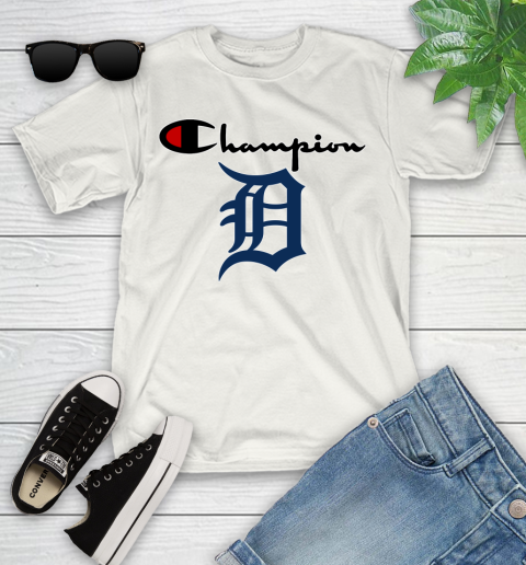 MLB Baseball Detroit Tigers Champion Shirt Youth T-Shirt