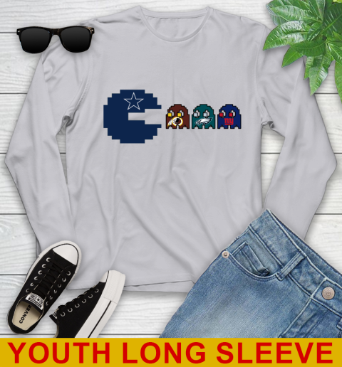 Dallas Cowboy NFL Football Pac Man Champion Youth Long Sleeve 6