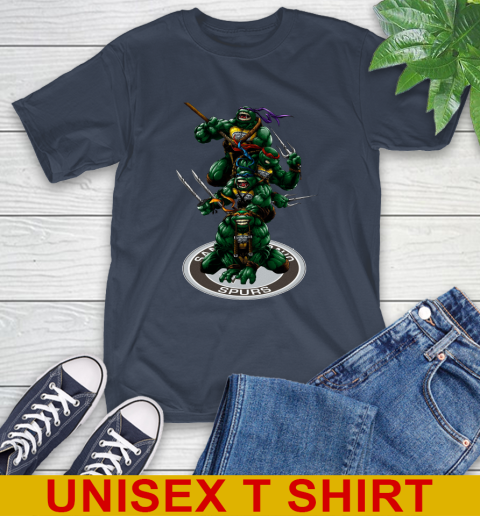 NBA Basketball San Antonio Spurs Teenage Mutant Ninja Turtles Shirt T-Shirt 4