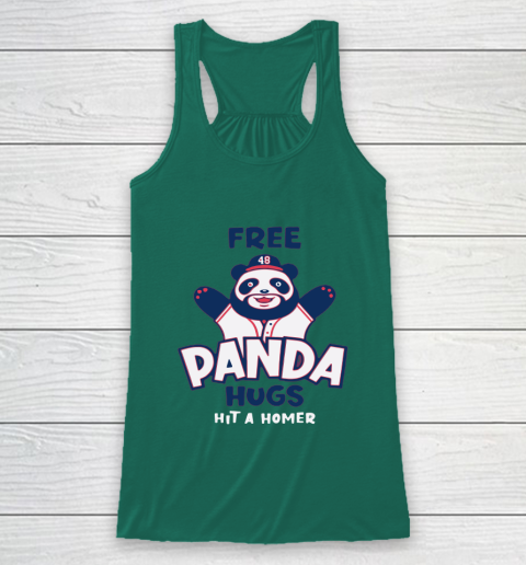 Free Panda Hugs Braves Racerback Tank 3