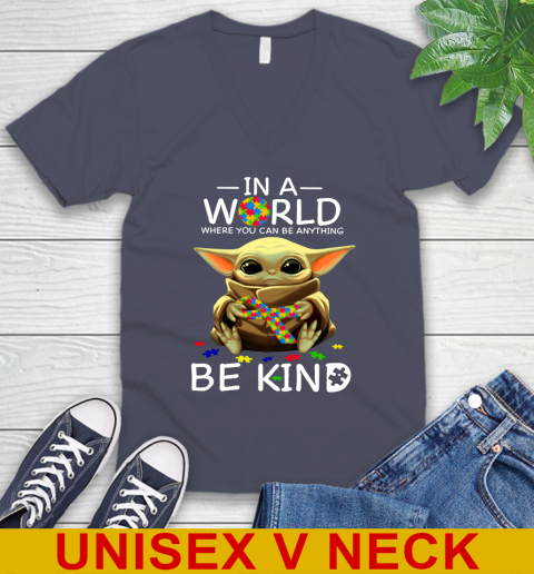 In The World Where You Can Be Anything Be Kind Autism Baby Yoda Shirts 53