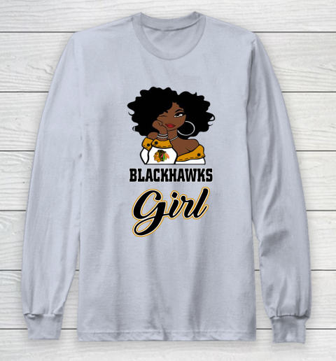 Chicago Blackhawks Girl NHL Long Sleeve T-Shirt 6