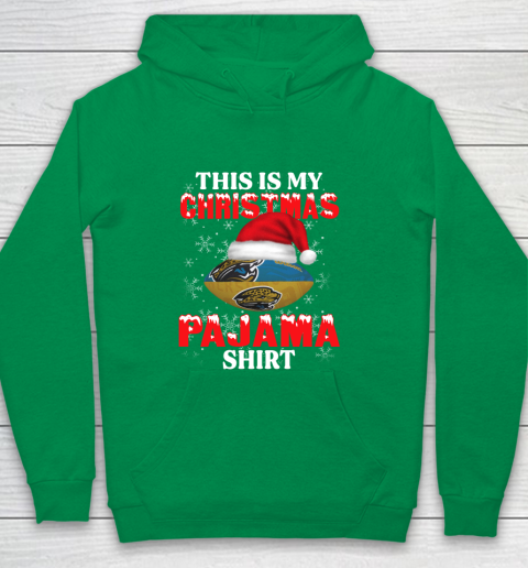 Jacksonville Jaguars This Is My Christmas Pajama Shirt NFL Youth Hoodie 4