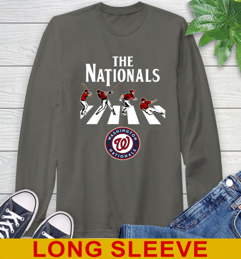 MLB Baseball Washington Nationals The Beatles Rock Band Shirt Long Sleeve T-Shirt 10