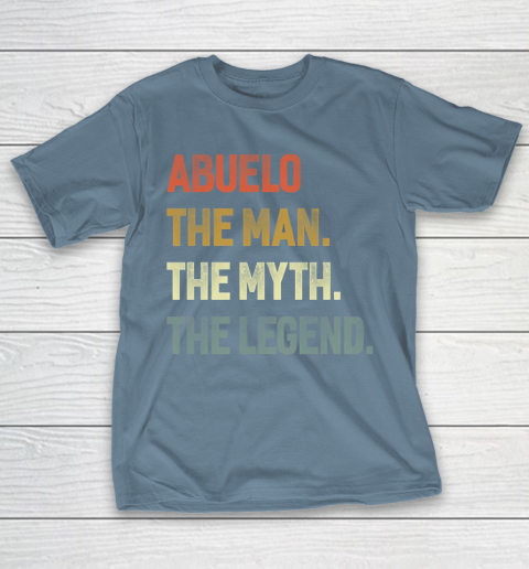 Grandpa Funny Gift Apparel  Abuelo The Man The Myth The Legend Grandpa T-Shirt 6