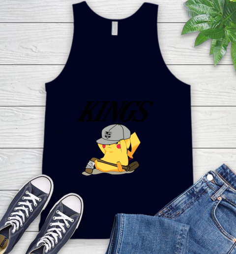 NHL Pikachu Hockey Sports Los Angeles Kings Tank Top 3