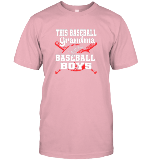 ul7v this baseball grandma loves her baseball boys jersey t shirt 60 front pink