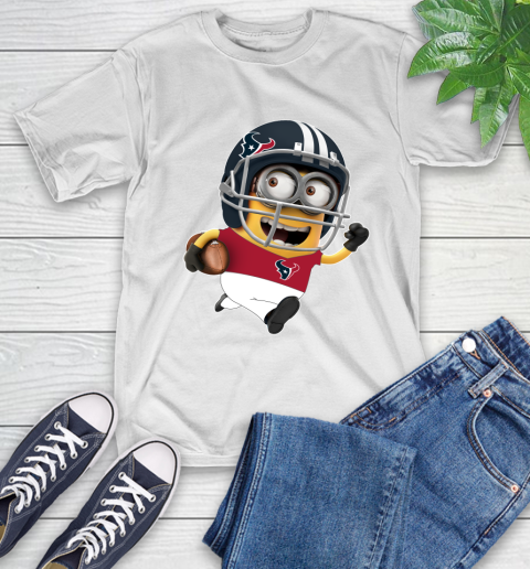 NFL Houston Texans Minions Disney Football Sports T-Shirt