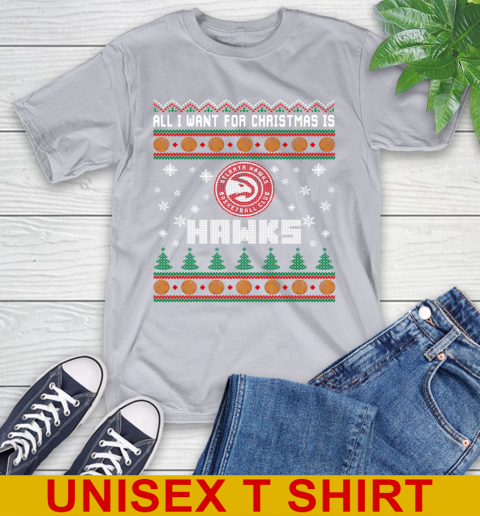 NBA All I Want For Christmas Is Atlanta Hawks Basketball Sports 5