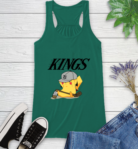 NHL Pikachu Hockey Sports Los Angeles Kings Racerback Tank 7