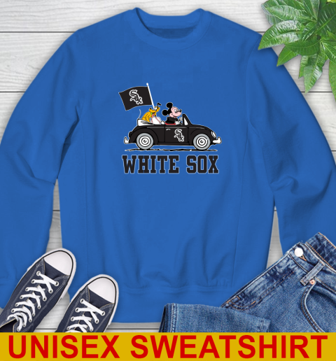 MLB Baseball Chicago White Sox Pluto Mickey Driving Disney Shirt Sweatshirt 9
