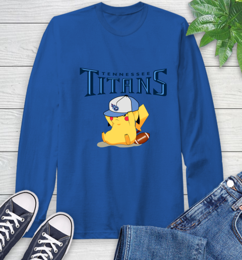 NFL Pikachu Football Tennessee Titans Long Sleeve T-Shirt 9