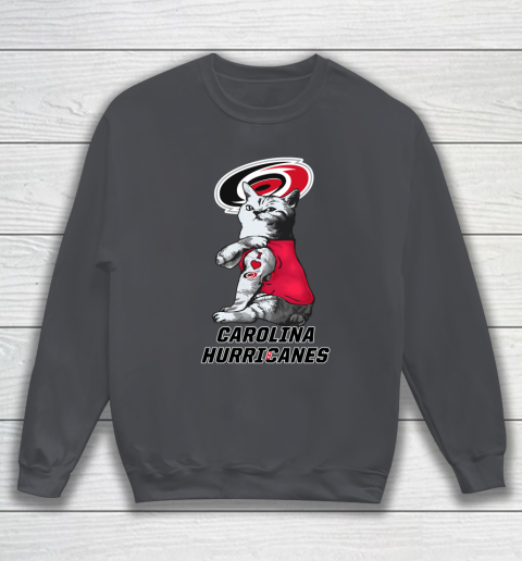NHL My Cat Loves Carolina Hurricanes Hockey Sweatshirt 4