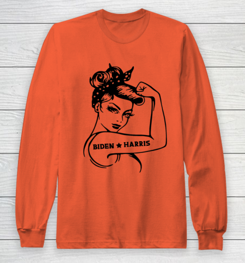 Biden Harris 2020  Joe Biden Kamala Harris Girl Empowerment Long Sleeve T-Shirt 3