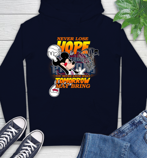 Detroit Pistons NBA Basketball Mickey Disney Never Lose Hope Hoodie 3