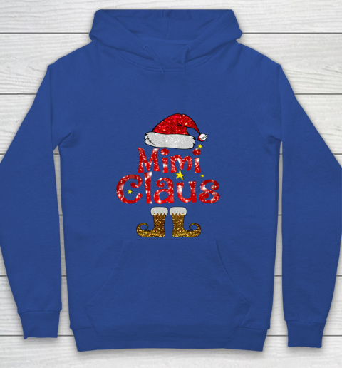 Funny Santa Mimi Claus Merry Christmas Youth Hoodie 6