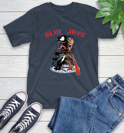MLB Toronto Blue Jays Baseball Venom Groot Guardians Of The Galaxy T-Shirt 4