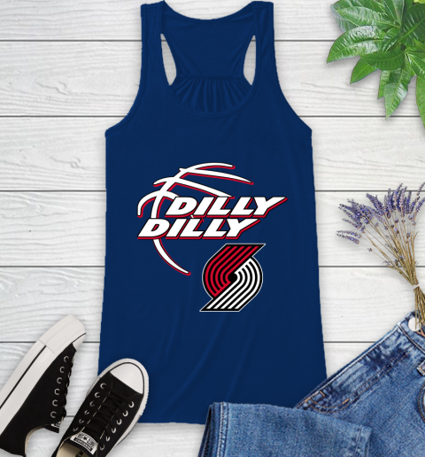 NBA Portland Trail Blazers Dilly Dilly Basketball Sports Racerback Tank 9