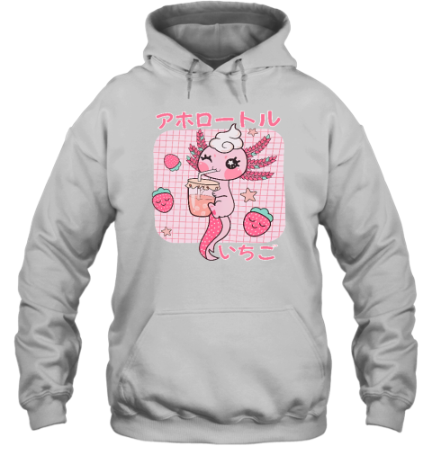 Michelle Otter Strawberry Axolotl Hoodie