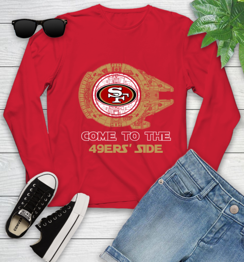 NFL Come To The San Francisco 49ers Star Wars Football Sports Youth Long Sleeve 12 NFL Come To The San Francisco 49ers Star Wars Football Sports Youth Long Sleeve - Image 12