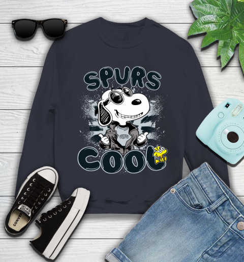 NBA Basketball San Antonio Spurs Cool Snoopy Shirt Youth Sweatshirt 2