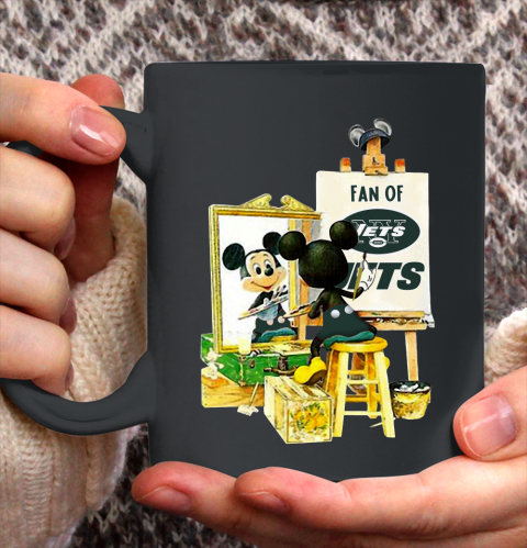 NFL Football New York Jets Mickey Drawing Shirt 135