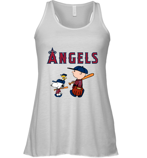 Los Angeles Angels Let's Play Baseball Together Snoopy MLB Women's